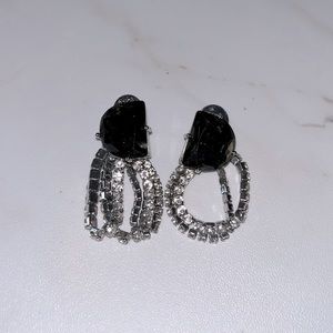 DEMARSON crystal Dalia D Earrings